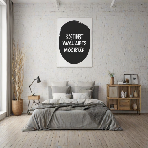 free wall art mockup