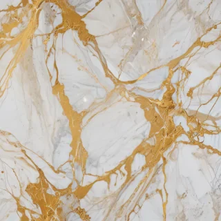white and gold marble