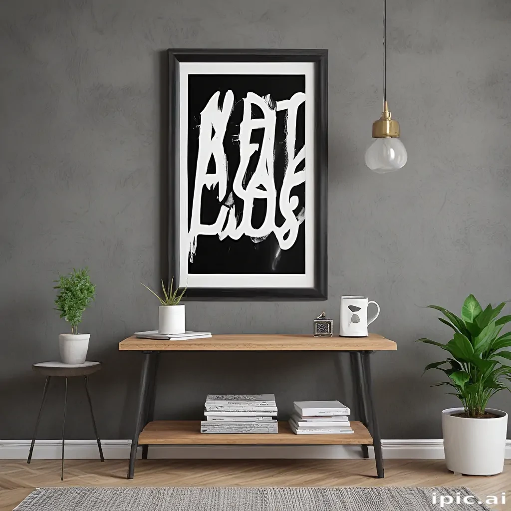 framed art mockup