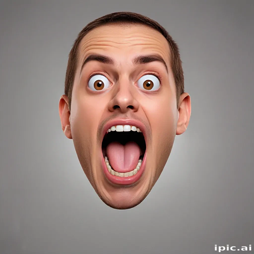 shocked face png