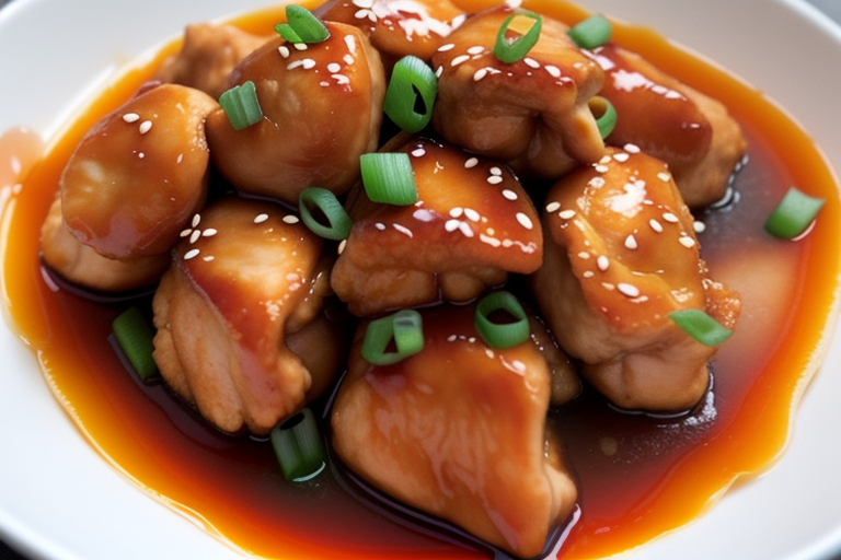 what to eat with orange chicken