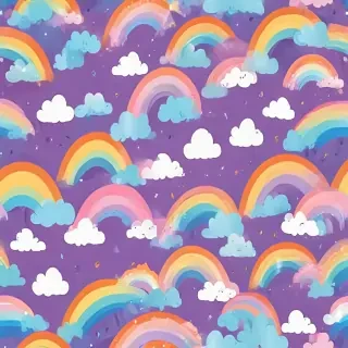 cute rainbow background