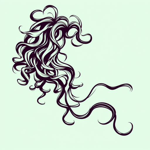 curly hair png