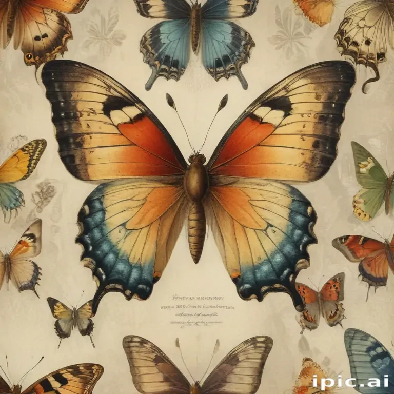 vintage butterfly illustration
