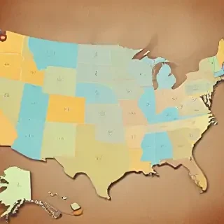 us states on a map