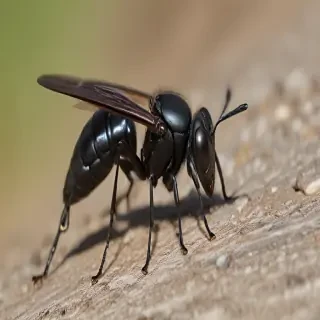 black wasp