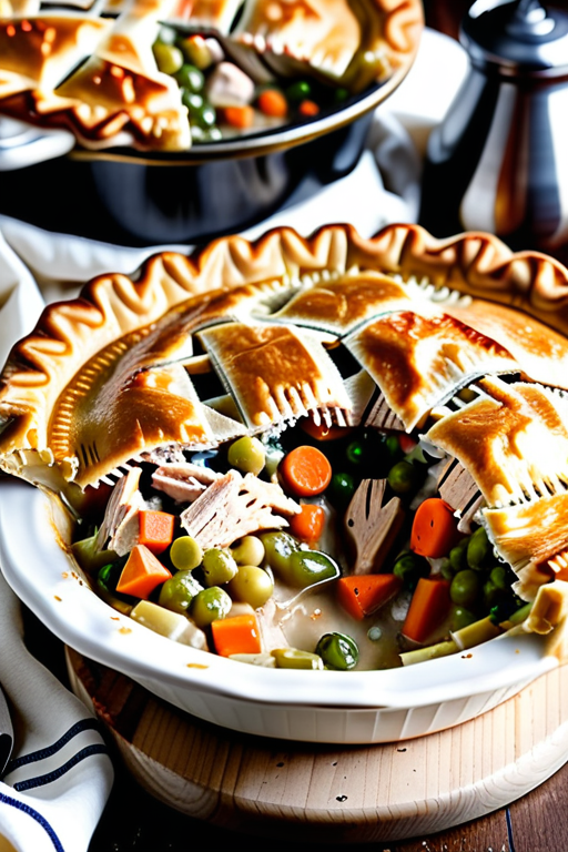 what goes good with chicken pot pie