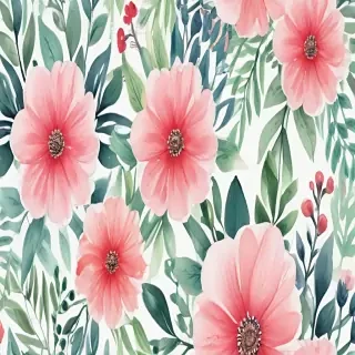 watercolor flower background