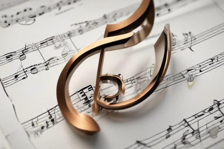 transparent music note