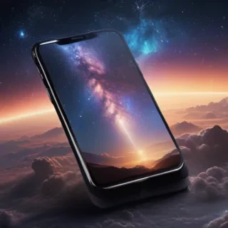 space background phone