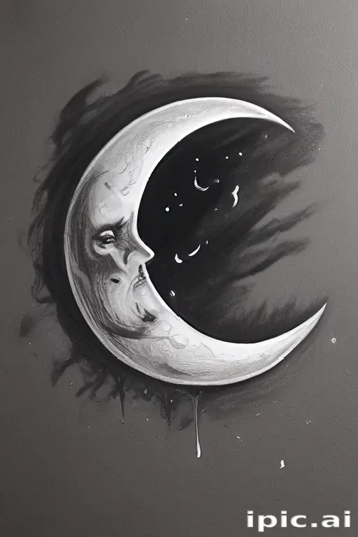 moon sketch