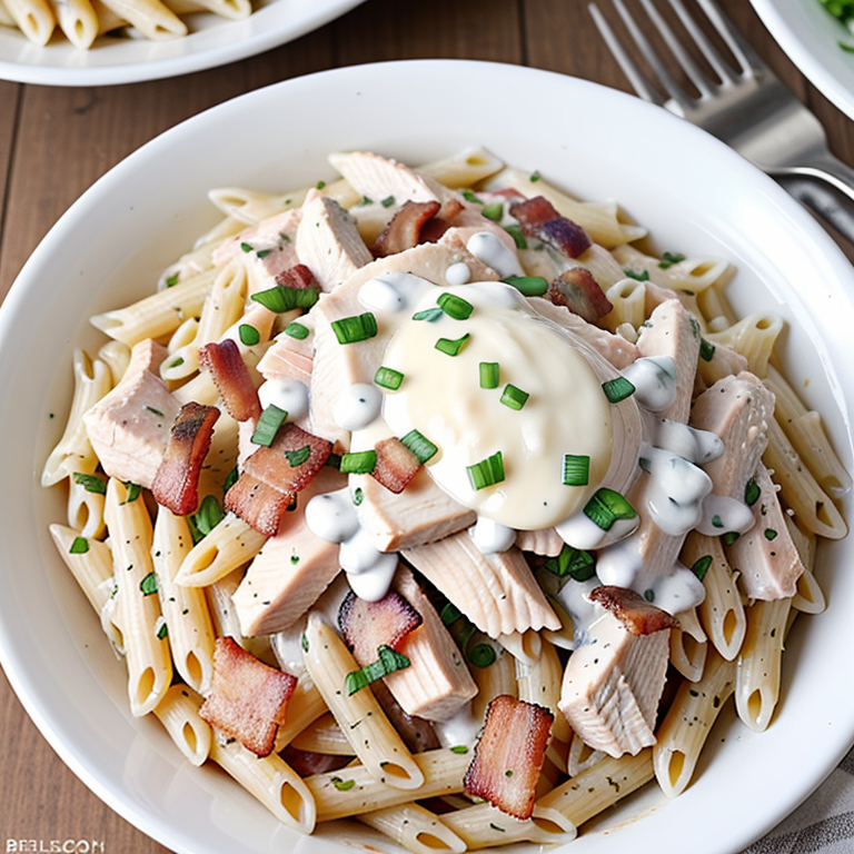 crock pot chicken bacon ranch pasta