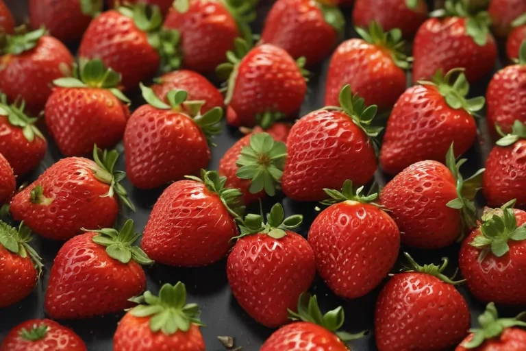 cute strawberry background
