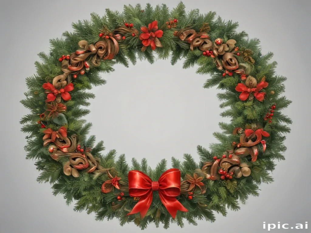 christmas wreath clip art