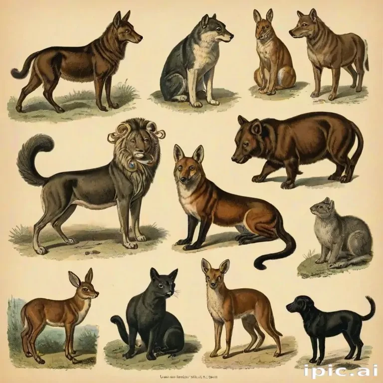 vintage illustrations animals