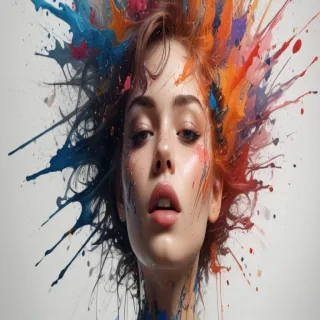 paint splatter transparent