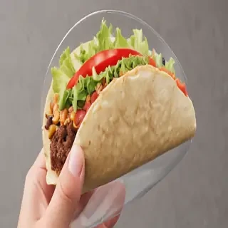 transparent taco