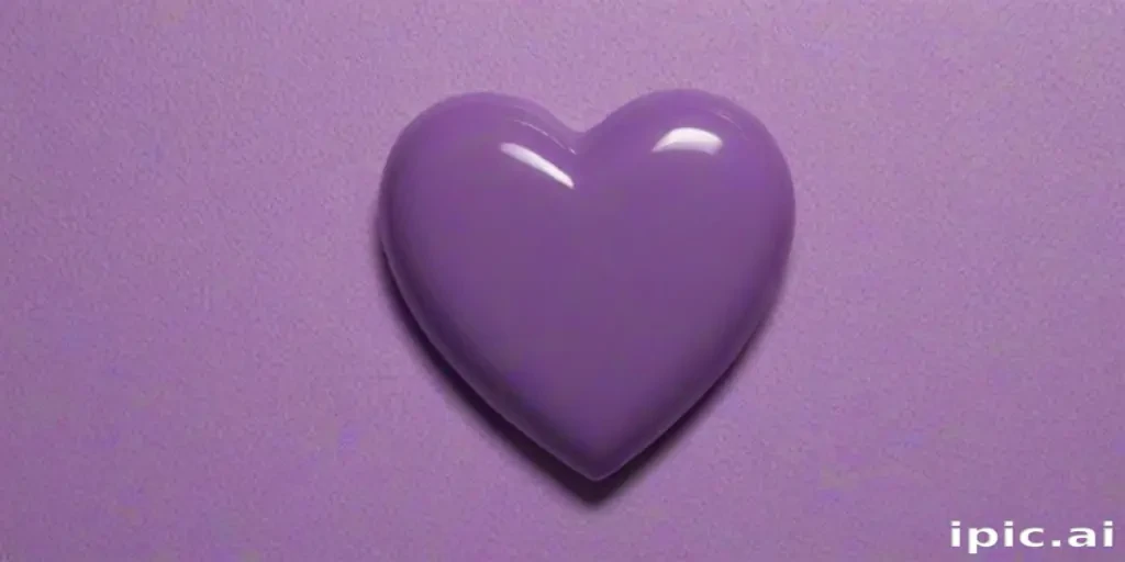 aesthetic purple heart