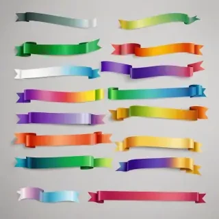 ribbon banners