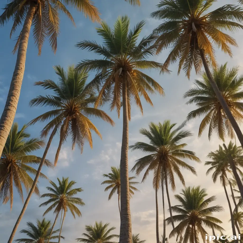 palm trees background