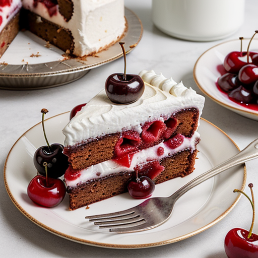 2 ingredient cake with cherry pie filling