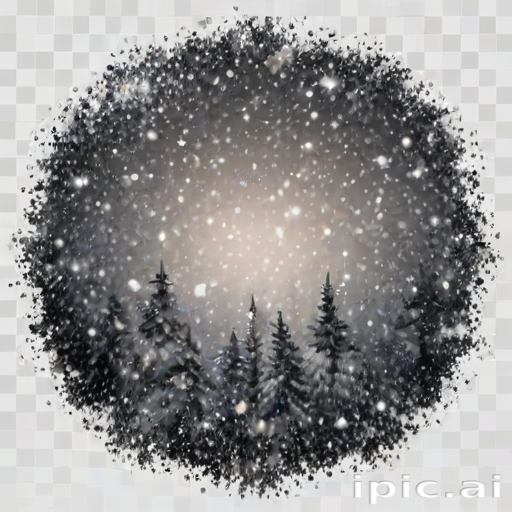 snow falling png