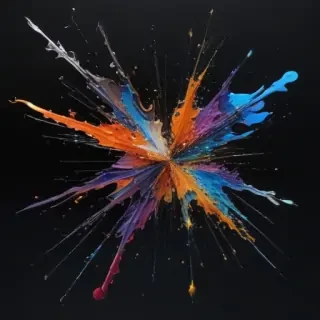 paint splatter transparent