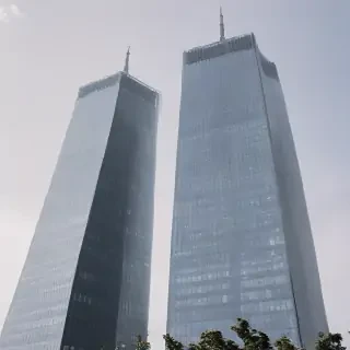 twin towers transparent