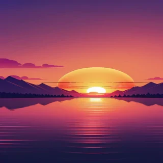 sunset phone wallpaper