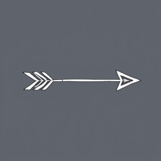 hand drawn arrow