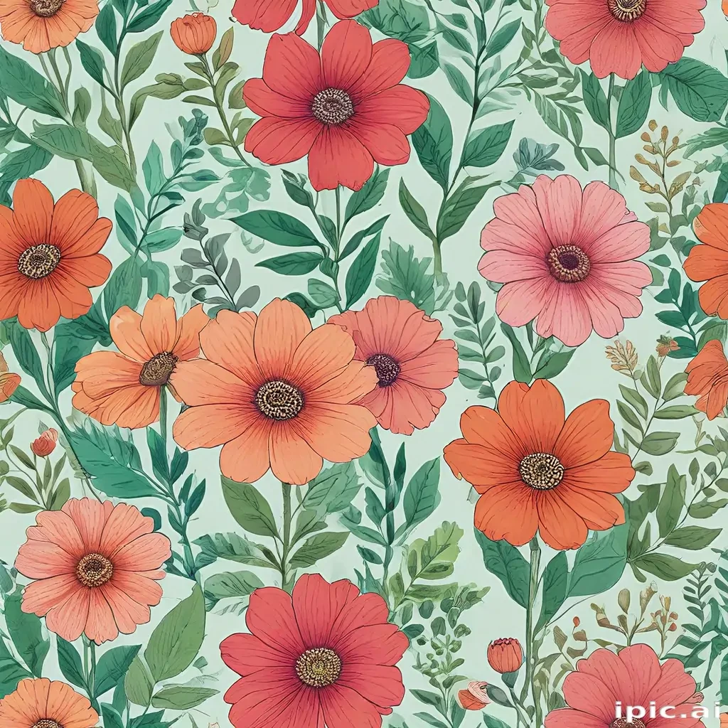 flowers to draw in color