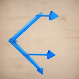blue arrow png