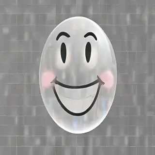 transparent happy face
