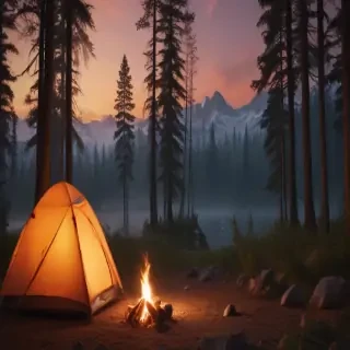 camping background