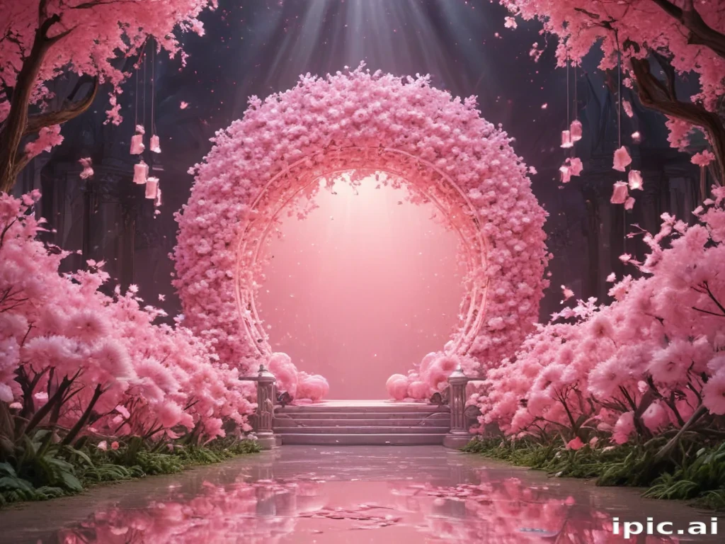 cute background pink