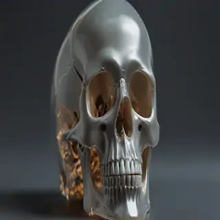 transparent skull