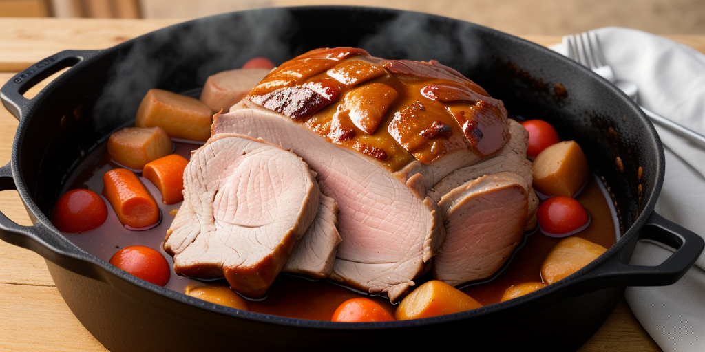 pork roast in dutch oven