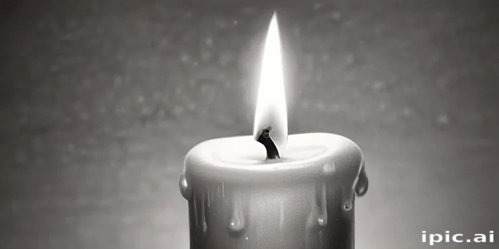candle drawing