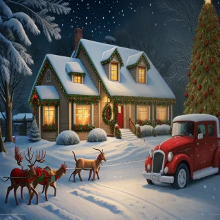 christmas wallpaper art