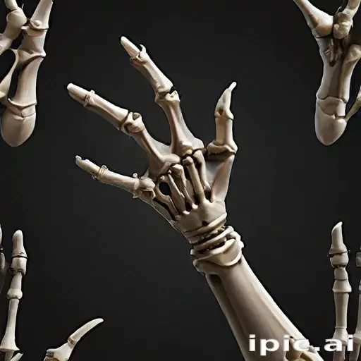 skeleton hand png