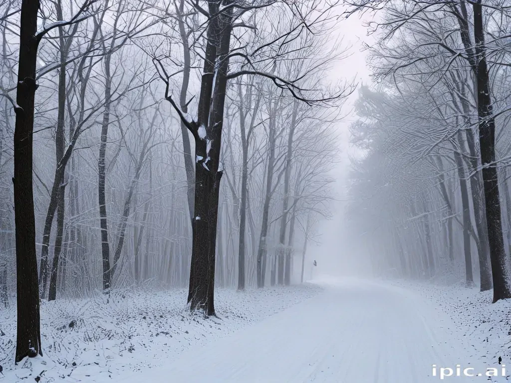 snowing iphone wallpaper