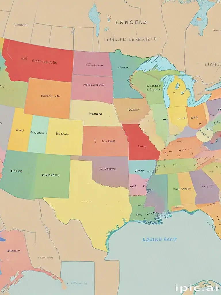us states on a map