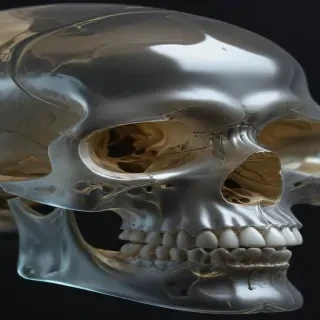transparent skull