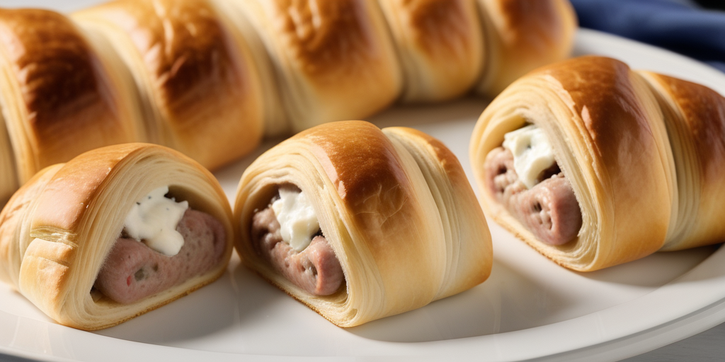 sausage crescent rolls cream cheese