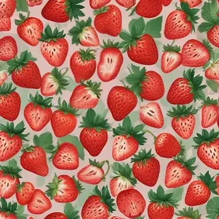 strawberry wallpaper aesthetic