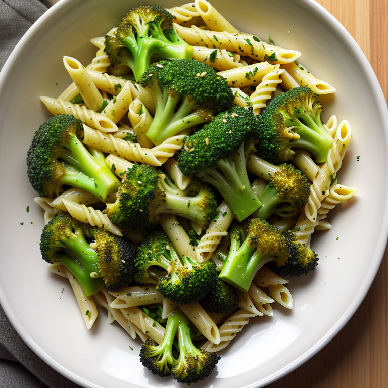 pasta broccoli garlic and oil