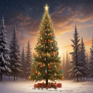 christmas trees transparent background