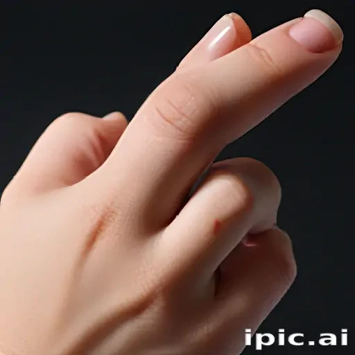middle finger transparent