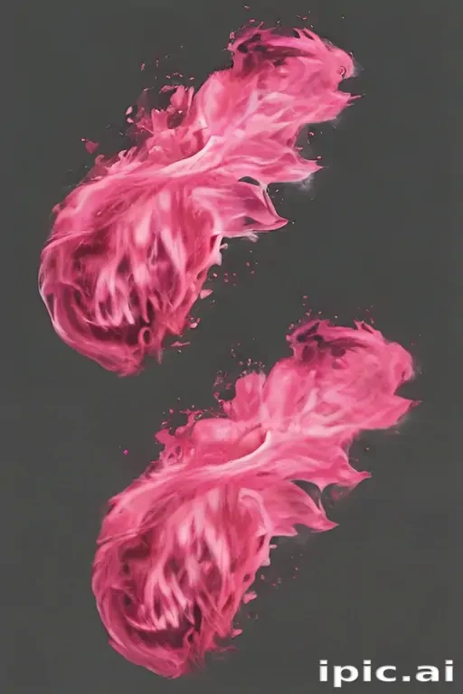 pink flames png