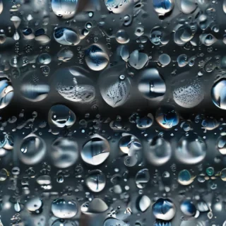 water droplets transparent